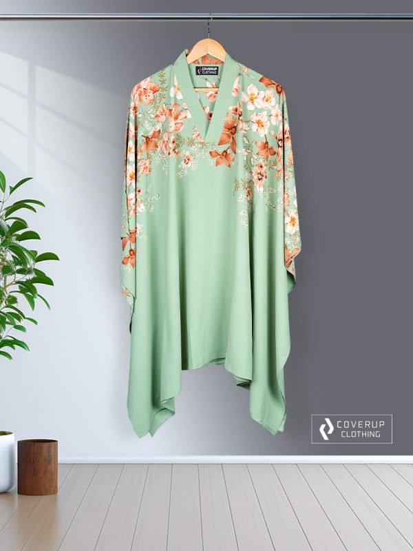 Midnight Blossom Luxe Kaftan ( Paste )