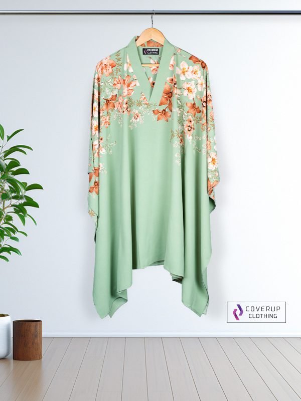 Midnight Blossom Luxe Kaftan ( Paste )